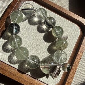 Brand New Green Phantom Quartz Bracelet